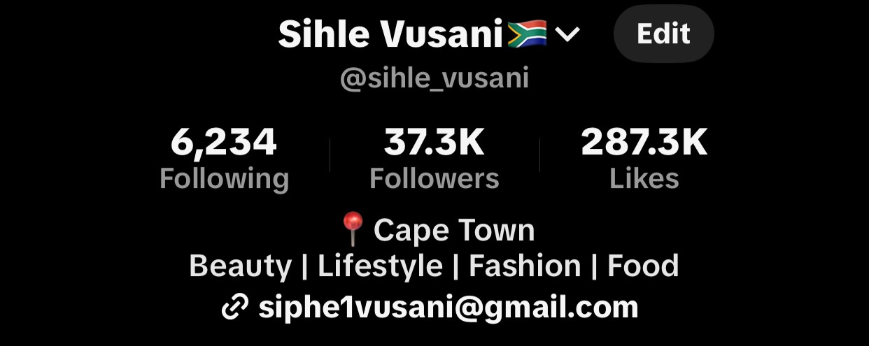 @sihle_vusani Tiktok promotion post